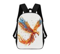 sinyumoney Mochilas Escolares Infantiles Impresas En 3D 17inch Phoenix Minimalist Mochila De Viaje Ligera Mochila Para Libros Niños Niños Niñas Mochila Escolar