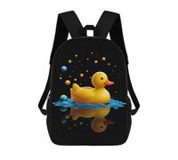 sinyumoney Mochilas Escolares Infantiles Impresas En 3D 17inch Space Duck Goose 2 Mochila De Viaje Ligera Mochila Para Libros Niños Niños Niñas Mochila Escolar