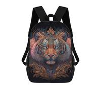 sinyumoney Mochilas Escolares Infantiles Impresas En 3D 17inch Tiger Art Print, Wildlife Decor-1 Mochila De Viaje Ligera Mochila Para Libros Niños Niños Niñas Mochila Escolar