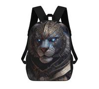sinyumoney Mochilas Escolares Infantiles Impresas En 3D Armored Tiger Guardian Mochila De Viaje Ligera Mochila Para Libros Niños Niñas Mochila Escolar 17inch