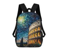 sinyumoney Mochilas Escolares Infantiles Impresas En 3D Colosseum Mochila De Viaje Ligera Mochila Para Libros Niños Niñas Mochila Escolar 17inch