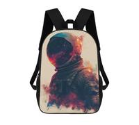 sinyumoney Mochilas Escolares Infantiles Impresas En 3D Cosmic Astronaut Mochila De Viaje Ligera Mochila Para Libros Niños Niñas Mochila Escolar 17inch