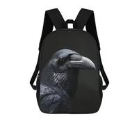 sinyumoney Mochilas Escolares Infantiles Impresas En 3D Crow Mochila De Viaje Ligera Mochila Para Libros Niños Niñas Mochila Escolar 17inch
