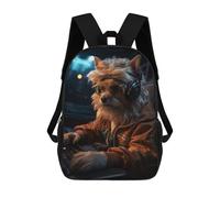 sinyumoney Mochilas Escolares Infantiles Impresas En 3D Cute Gaming Dog Mochila De Viaje Ligera Mochila Para Libros Niños Niñas Mochila Escolar 17inch