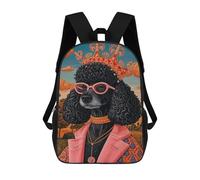 sinyumoney Mochilas Escolares Infantiles Impresas En 3D Funny Fashion Dog Mochila De Viaje Ligera Mochila Para Libros Niños Niñas Mochila Escolar 17inch