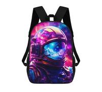 sinyumoney Mochilas Escolares Infantiles Impresas En 3D Looking at A New World Mochila De Viaje Ligera Mochila Para Libros Niños Niñas Mochila Escolar 17inch