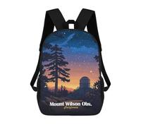 sinyumoney Mochilas Escolares Infantiles Impresas En 3D Mount Wilson Observatory Mochila De Viaje Ligera Mochila Para Libros Niños Niñas Mochila Escolar 17inch