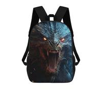 sinyumoney Mochilas Escolares Infantiles Impresas En 3D Mystical Screaming Dragon Mochila De Viaje Ligera Mochila Para Libros Niños Niñas Mochila Escolar 17inch