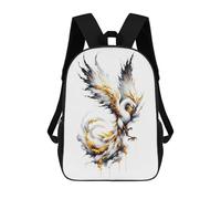 sinyumoney Mochilas Escolares Infantiles Impresas En 3D Oil Phoenix Mochila De Viaje Ligera Mochila Para Libros Niños Niñas Mochila Escolar 17inch