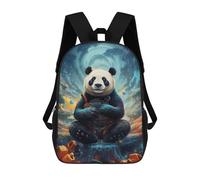 sinyumoney Mochilas Escolares Infantiles Impresas En 3D Panda Astronaut in Space -3 Mochila De Viaje Ligera Mochila Para Libros Niños Niñas Mochila Escolar 17inch