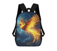 sinyumoney Mochilas Escolares Infantiles Impresas En 3D Phoenix in Flight Mochila De Viaje Ligera Mochila Para Libros Niños Niñas Mochila Escolar 17inch
