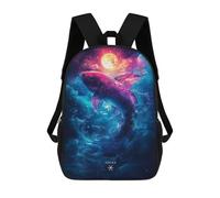 sinyumoney Mochilas Escolares Infantiles Impresas En 3D Pisces Zodiac Fish Mochila De Viaje Ligera Mochila Para Libros Niños Niñas Mochila Escolar 17inch