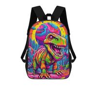 sinyumoney Mochilas Escolares Infantiles Impresas En 3D Rainbow Dinosaur Fantasy Landscape Mochila De Viaje Ligera Mochila Para Libros Niños Niñas Mochila Escolar 17inch