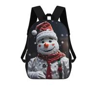sinyumoney Mochilas Escolares Infantiles Impresas En 3D Snowman Funny Mochila De Viaje Ligera Mochila Para Libros Niños Niñas Mochila Escolar 17inch