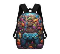sinyumoney Mochilas Escolares Infantiles Impresas En 3D Video Game Wonderland Mochila De Viaje Ligera Mochila Para Libros Niños Niñas Mochila Escolar 17inch