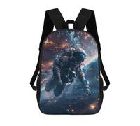 sinyumoney mochilas escolares para niños hermosa magical león bolsa de escuela impresa en 3D para niños, estudiantes de primaria y universidad, Space Scuba Diver, 17"