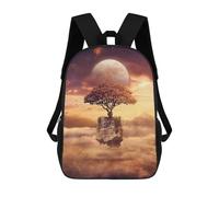 sinyumoney Mochilas Escolares Para Niños Impresas En 3D Above The Clouds Mochila De Moda Mochila Informal De Viaje Para Niños Mochila De Gran Capacidad Para Niños Y Niñas 17inch