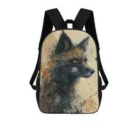 sinyumoney Mochilas Escolares Para Niños Impresas En 3D Amber Gaze Mochila De Moda Mochila Informal De Viaje Para Niños Mochila De Gran Capacidad Para Niños Y Niñas 17inch