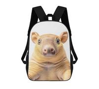 sinyumoney Mochilas Escolares Para Niños Impresas En 3D An Armadillo Taking A Selfie Mochila De Moda Mochila Informal De Viaje Para Niños Mochila De Gran Capacidad Para Niños Y Niñas 17inch