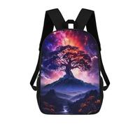 sinyumoney Mochilas Escolares Para Niños Impresas En 3D Ancient Tree of Beginnings Mochila De Moda Mochila Informal De Viaje Para Niños Mochila De Gran Capacidad Para Niños Y Niñas 17inch