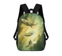 sinyumoney Mochilas Escolares Para Niños Impresas En 3D Cosmic Whales Space Portal Mochila De Moda Mochila Informal De Viaje Para Niños Mochila De Gran Capacidad Para Niños Y Niñas 17inch