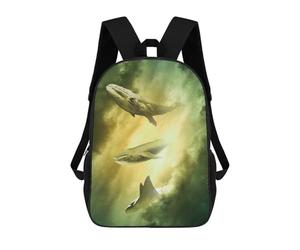 sinyumoney Mochilas Escolares Para Niños Impresas En 3D Cosmic Whales Space Portal Mochila De Moda Mochila Informal De Viaje Para Niños Mochila De Gran Capacidad Para Niños Y Niñas 17inch