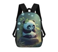 sinyumoney Mochilas Escolares Para Niños Impresas En 3D Cute Panda Animal Cartoon Mochila De Moda Mochila Informal De Viaje Para Niños Mochila De Gran Capacidad Para Niños Y Niñas 17inch