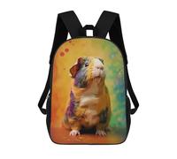 sinyumoney Mochilas Escolares Para Niños Impresas En 3D Guinea Pig Animals Mochila De Moda Mochila Informal De Viaje Para Niños Mochila De Gran Capacidad Para Niños Y Niñas 17inch