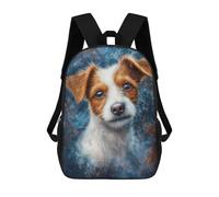 sinyumoney Mochilas Escolares Para Niños Impresas En 3D Jack Russell Terrier Puppy Mochila De Moda Mochila Informal De Viaje Para Niños Mochila De Gran Capacidad Para Niños Y Niñas 17inch