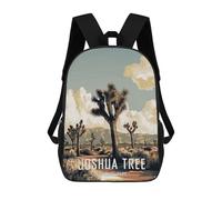 sinyumoney Mochilas Escolares Para Niños Impresas En 3D Joshua Tree National Park Mochila De Moda Mochila Informal De Viaje Para Niños Mochila De Gran Capacidad Para Niños Y Niñas 17inch