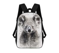 sinyumoney Mochilas Escolares Para Niños Impresas En 3D Koala Beauty Wild Majesty Mochila De Moda Mochila Informal De Viaje Para Niños Mochila De Gran Capacidad Para Niños Y Niñas 17inch
