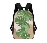 sinyumoney Mochilas Escolares Para Niños Impresas En 3D Minimalist Floral 73 Mochila De Moda Mochila Informal De Viaje Para Niños Mochila De Gran Capacidad Para Niños Y Niñas 17inch