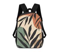 sinyumoney Mochilas Escolares Para Niños Impresas En 3D Minimalist Floral A63 Mochila De Moda Mochila Informal De Viaje Para Niños Mochila De Gran Capacidad Para Niños Y Niñas 17inch