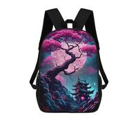 sinyumoney Mochilas Escolares Para Niños Impresas En 3D Mystical Tree 10 Mochila De Moda Mochila Informal De Viaje Para Niños Mochila De Gran Capacidad Para Niños Y Niñas 17inch