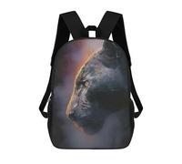 sinyumoney Mochilas Escolares Para Niños Impresas En 3D Panther of The Night Soul Mochila De Moda Mochila Informal De Viaje Para Niños Mochila De Gran Capacidad Para Niños Y Niñas 17inch