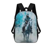 sinyumoney Mochilas Escolares Para Niños Impresas En 3D Rogue Rider Mochila De Moda Mochila Informal De Viaje Para Niños Mochila De Gran Capacidad Para Niños Y Niñas 17inch