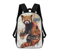 sinyumoney Mochilas Escolares Para Niños Impresas En 3D Spirit of The Amber Forest Mochila De Moda Mochila Informal De Viaje Para Niños Mochila De Gran Capacidad Para Niños Y Niñas 17inch