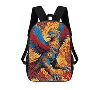 sinyumoney Mochilas Escolares Para Niños Impresas En 3D Steampunk Phoenix Mochila De Moda Mochila Informal De Viaje Para Niños Mochila De Gran Capacidad Para Niños Y Niñas 17inch
