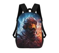 sinyumoney Mochilas Future Soldier 1 Mochila Escolar Para Niños Mochila Escolar Impresa En 3D Para Niños Estudiantes De Primaria Y Secundaria 17inch