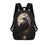 sinyumoney Mochilas Gothic Nightfall Mochila Escolar Para Niños Mochila Escolar Impresa En 3D Para Niños Estudiantes De Primaria Y Secundaria 17inch