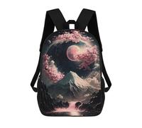 sinyumoney Mochilas Impresas En 3D 17inch Japanese Landscape Neon Mochilas Para Niños Mochila Escolar Para Niños Bolsas De Viaje Lindas Mochila Informal Para Exteriores Para Niños
