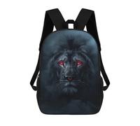 sinyumoney Mochilas Impresas En 3D 17inch Lion Night Mist Glow Eyes Mochilas Para Niños Mochila Escolar Para Niños Bolsas De Viaje Lindas Mochila Informal Para Exteriores Para Niños