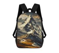sinyumoney Mochilas Impresas En 3D 17inch Majestic Mountain Mochilas Para Niños Mochila Escolar Para Niños Bolsas De Viaje Lindas Mochila Informal Para Exteriores Para Niños