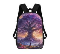 sinyumoney Mochilas Impresas En 3D 17inch Norse Cosmic Tree of Life Mochilas Para Niños Mochila Escolar Para Niños Bolsas De Viaje Lindas Mochila Informal Para Exteriores Para Niños