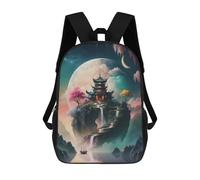 sinyumoney Mochilas Impresas En 3D 17inch Pagoda On Top Of The Rock Mochilas Para Niños Mochila Escolar Para Niños Bolsas De Viaje Lindas Mochila Informal Para Exteriores Para Niños