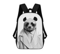 sinyumoney Mochilas Impresas En 3D 17inch Panda Animals Cute Mochilas Para Niños Mochila Escolar Para Niños Bolsas De Viaje Lindas Mochila Informal Para Exteriores Para Niños