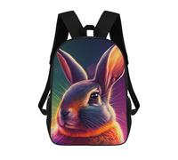 sinyumoney Mochilas Impresas En 3D 17inch Rabbit Colorful Mochilas Para Niños Mochila Escolar Para Niños Bolsas De Viaje Lindas Mochila Informal Para Exteriores Para Niños