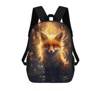 sinyumoney Mochilas Impresas En 3D 17inch Red Fox in Forest Mochilas Para Niños Mochila Escolar Para Niños Bolsas De Viaje Lindas Mochila Informal Para Exteriores Para Niños