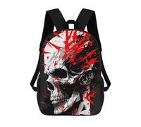 sinyumoney Mochilas Impresas En 3D 17inch Skull Head 6 Mochilas Para Niños Mochila Escolar Para Niños Bolsas De Viaje Lindas Mochila Informal Para Exteriores Para Niños