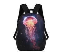 sinyumoney Mochilas Impresas En 3D Para Niños, Mochilas De Moda Y Casual Para Niños, Estudiantes De Primaria Y Colegio., Jellyfish In Space, 17"
